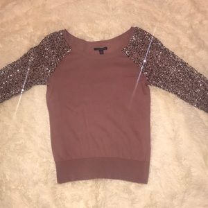 Pink Sparkle American Eagle Sweater